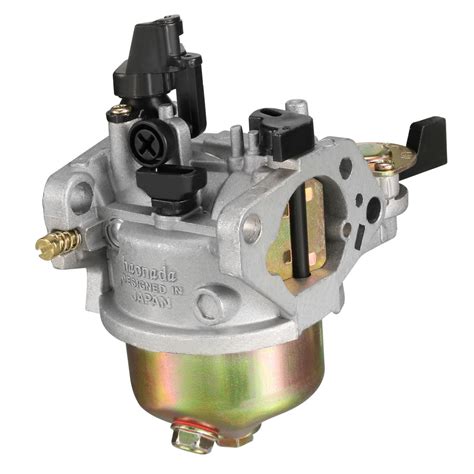 Shut off the fuel valve, if available, or crimp the fuel line then detach it from the <b>carburetor</b> – be prepared for some fuel to spill. . Carburetor for lawn mower